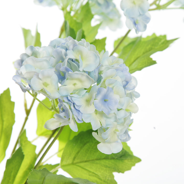 Blue Snow Ball Hydrangea Spray 