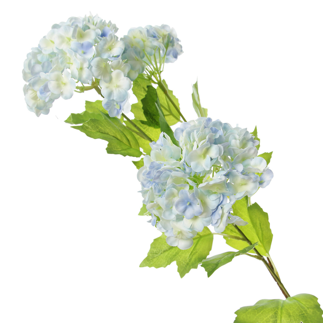 Blue Snow Ball Hydrangea Spray 