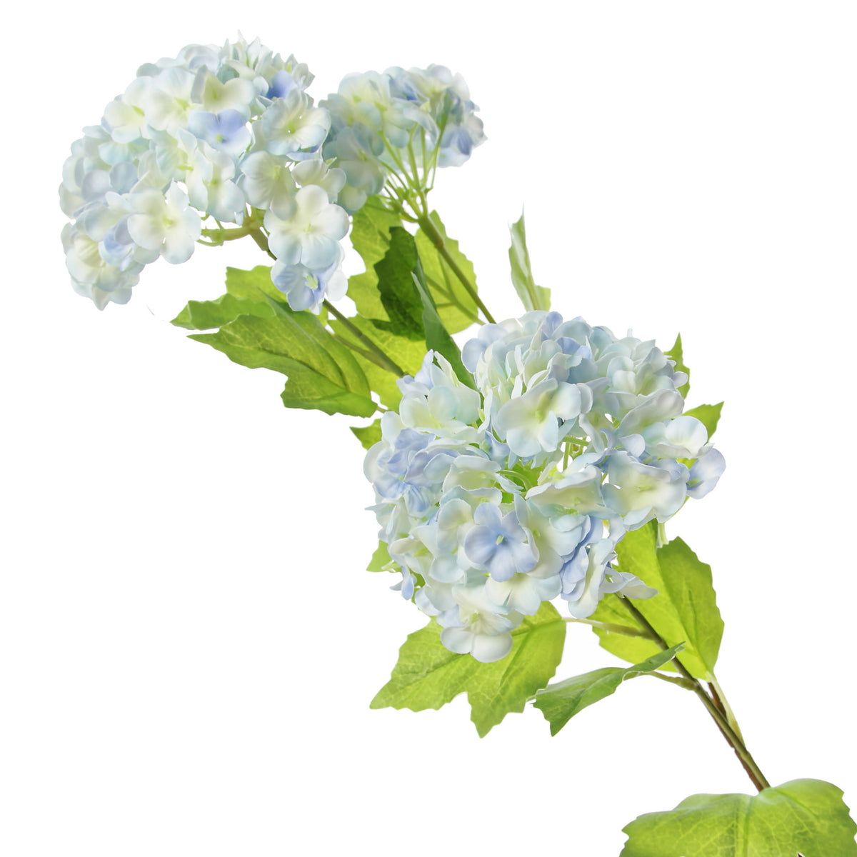 Blue Snow Ball Hydrangea Spray 
