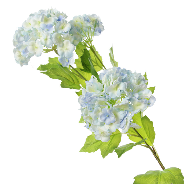 Blue Snow Ball Hydrangea Spray 