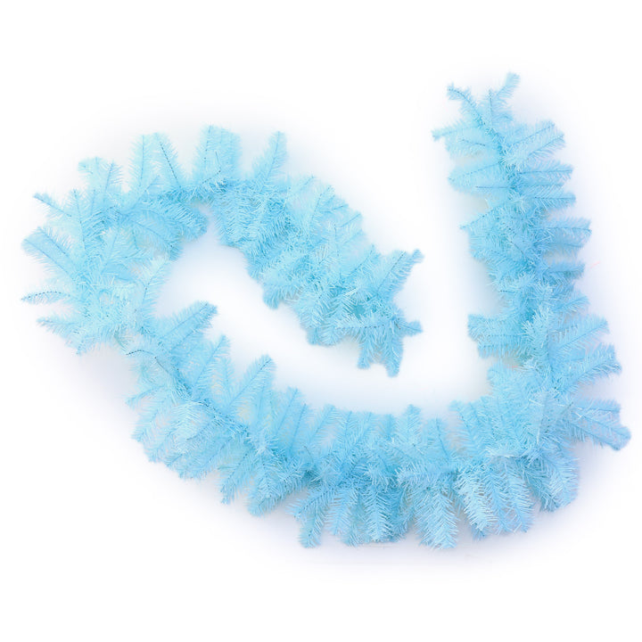Blue Tinsel Garland