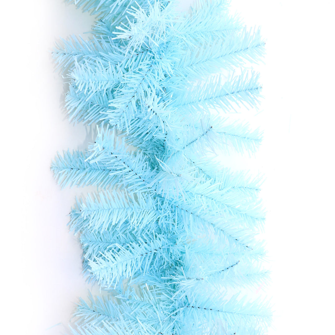 Blue Tinsel Garland