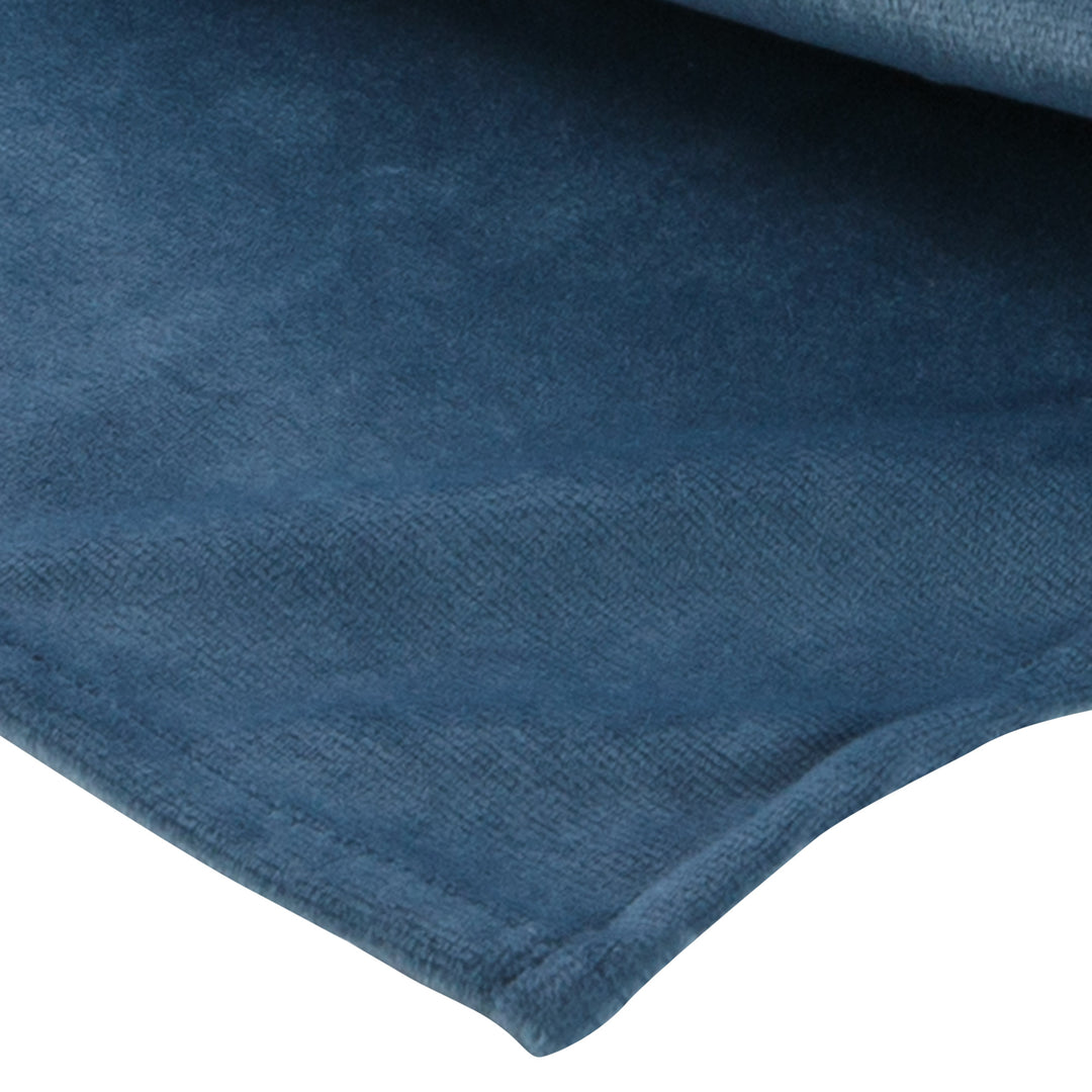Blue Velvet Long Table Runner - 4.5m