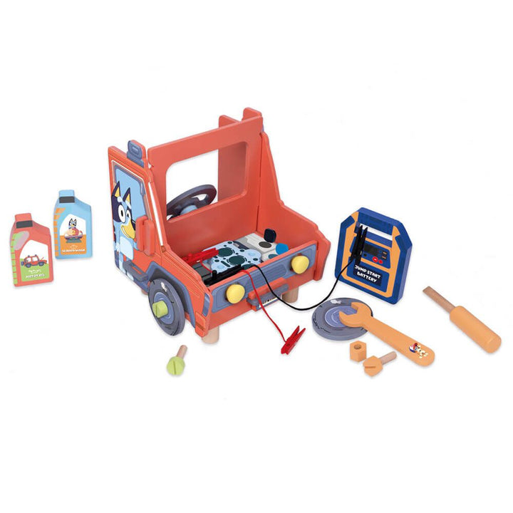 Bluey Wooden Doodad Mechanic Set 22 Piece Toy | The Celebration Society