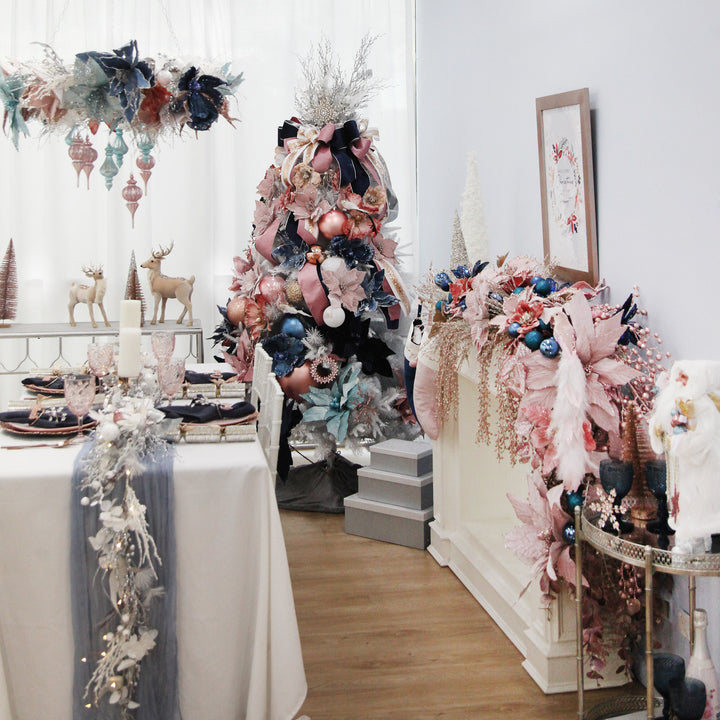 Blush and Blue Christmas