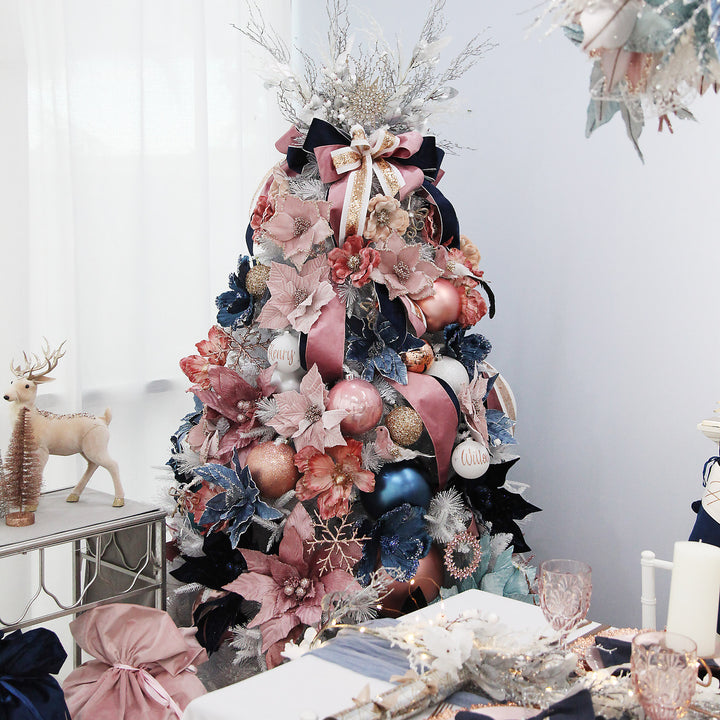 Blush and Blue Christmas
