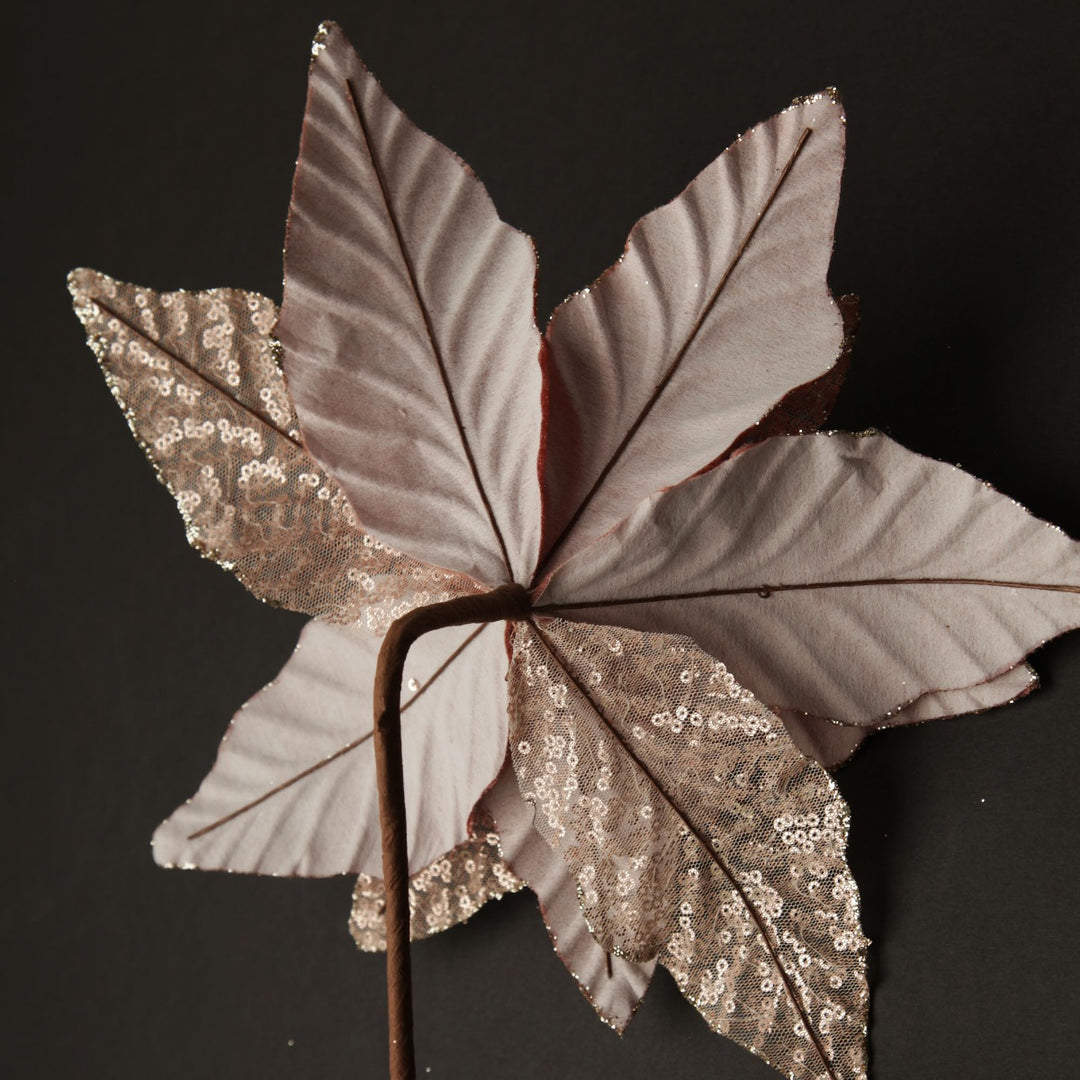 Blush Velvet Sequin Flower