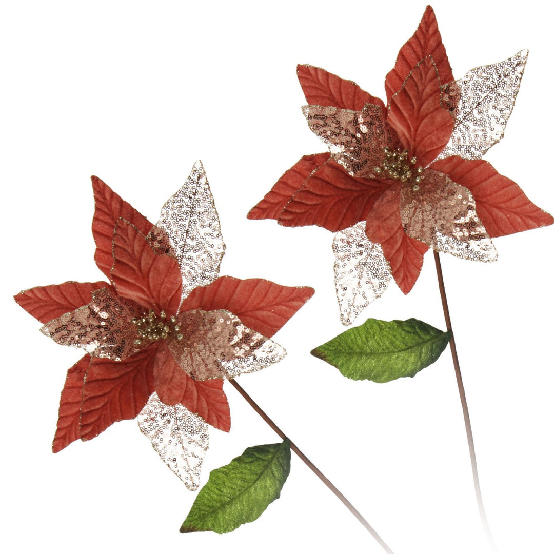 Blush Velvet Sequin Flower