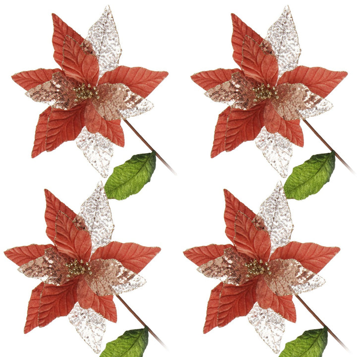 Blush Velvet Sequin Flower