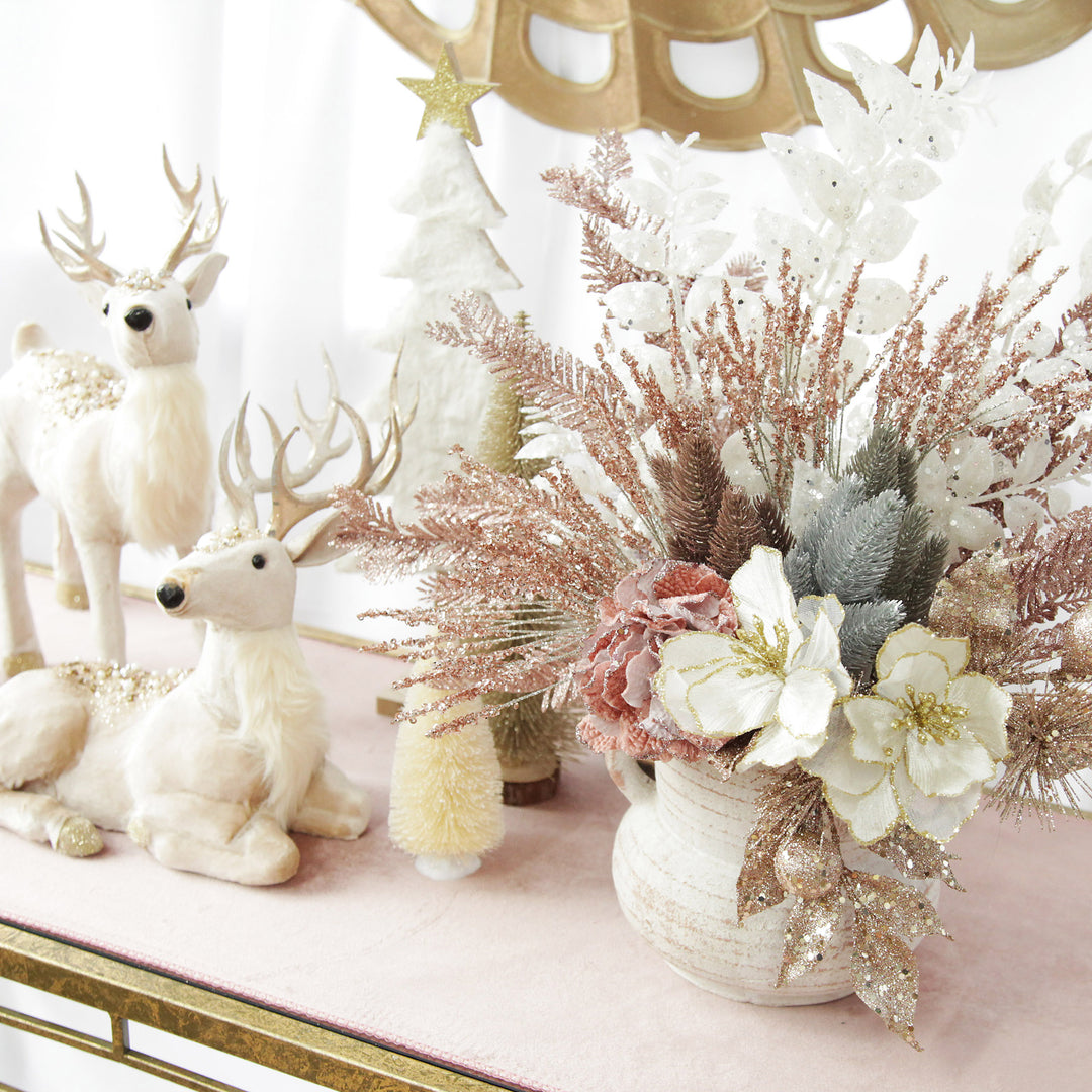 Luxe Pink Velvet Table Runner