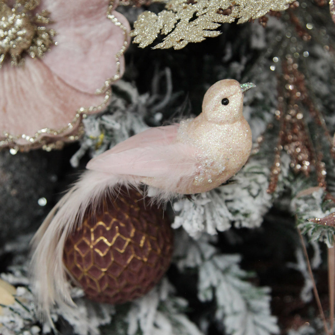 Soft Pink Bird Clip