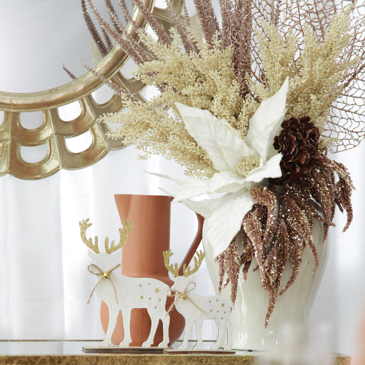 Ivory Faux Pampas Spray