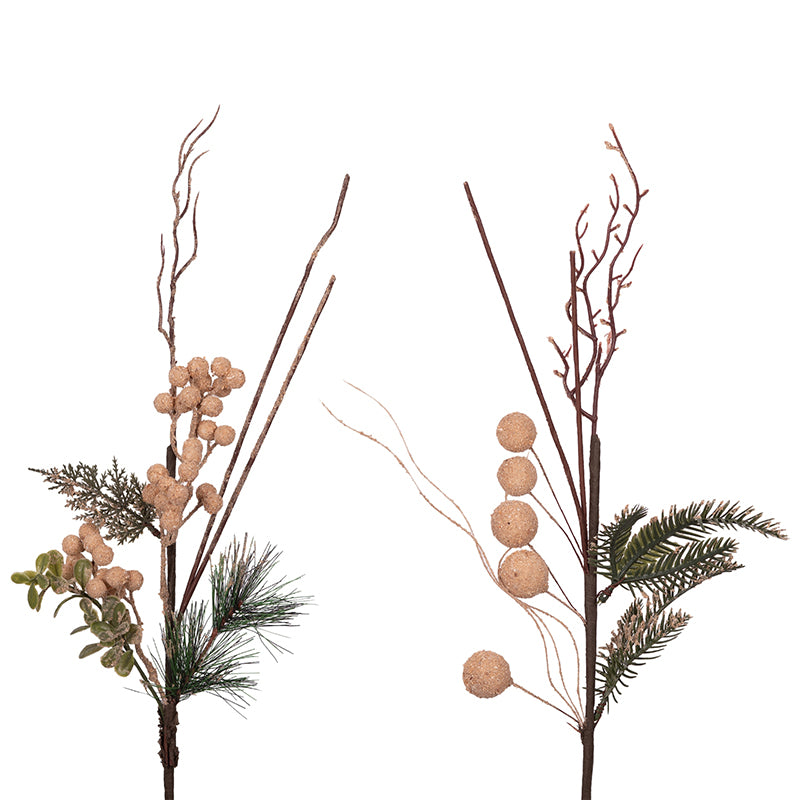 BoHo Mixed Leaf Spray - Set of 2
