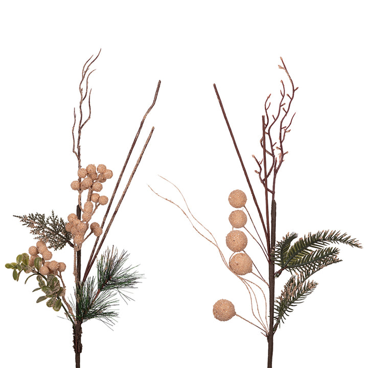 BoHo Mixed Leaf Spray - Set of 2