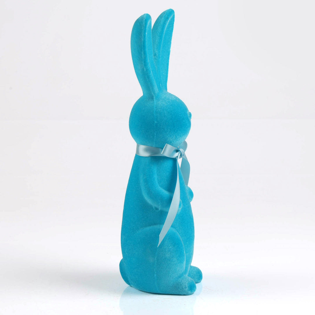 bright-blue-flocked-easter-bunny-ornament-medium-30cm-h