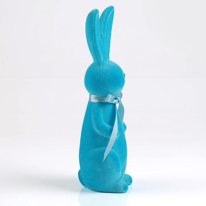 bright-blue-flocked-easter-bunny-ornament-medium-30cm-h