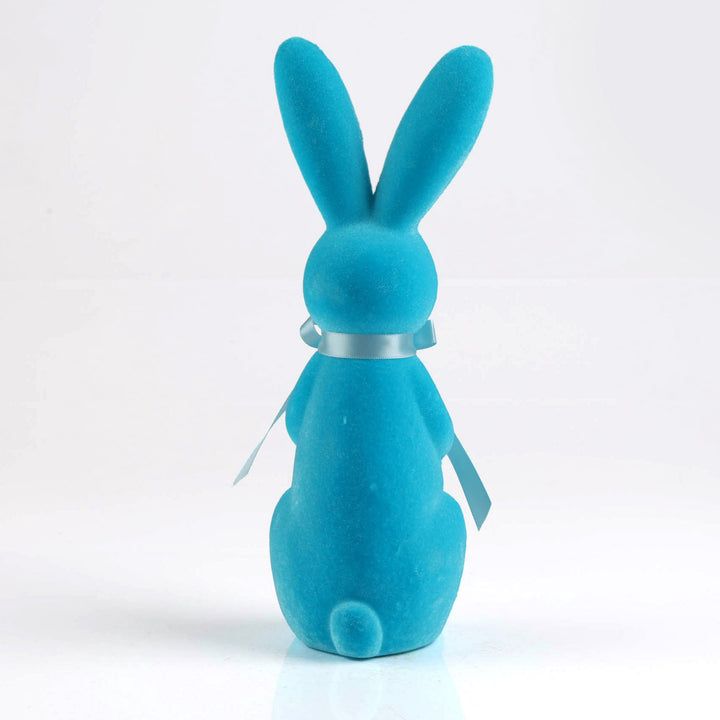 bright-blue-flocked-easter-bunny-ornament-medium-30cm-h