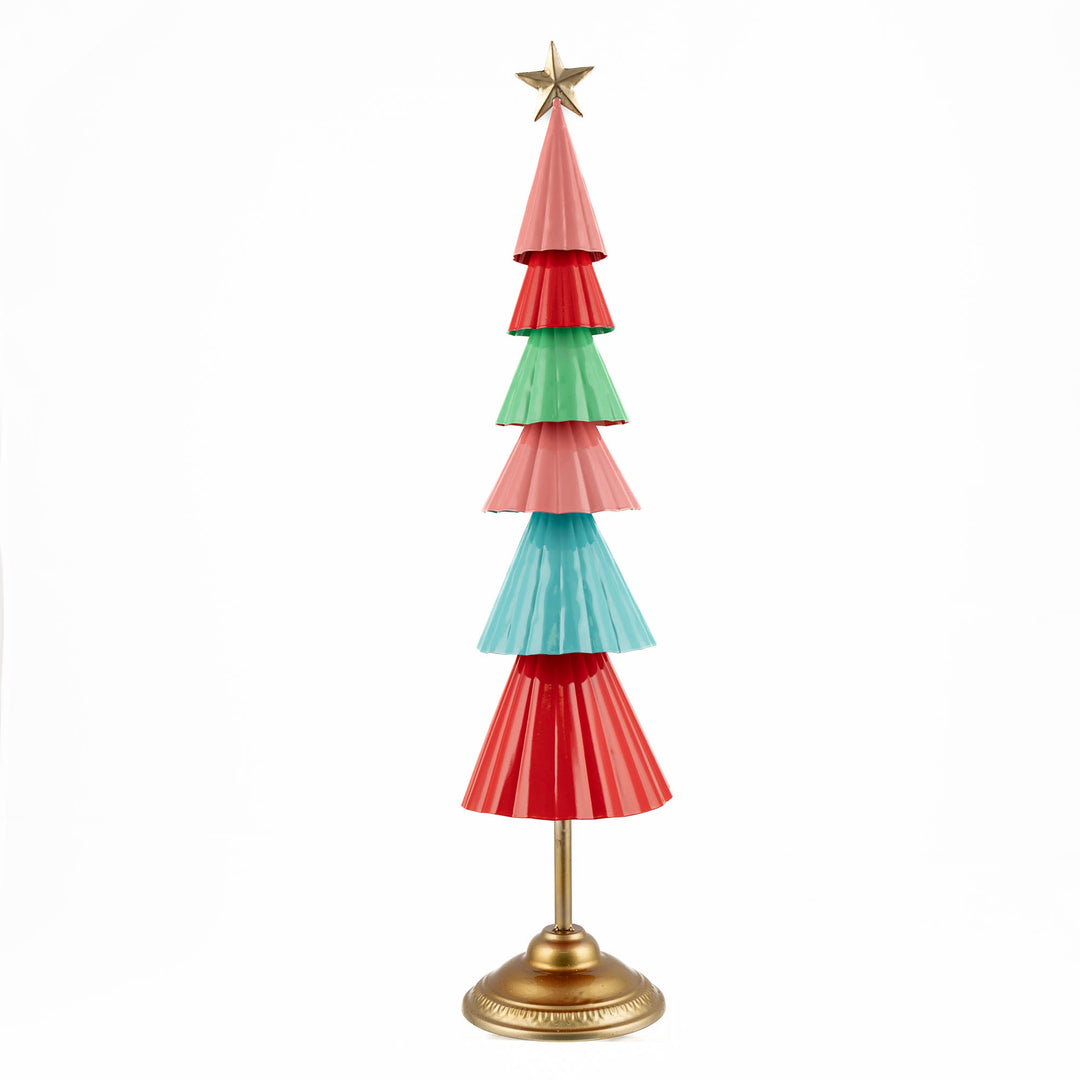 Bright Fun Metal Christmas Tree Decoration 72cm(h)