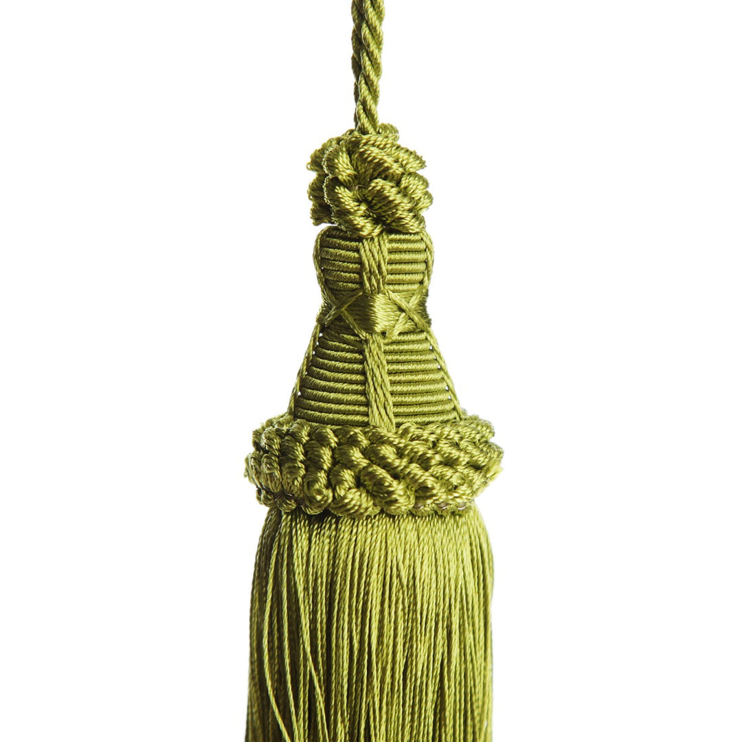 Bright Green Tassel Close up
