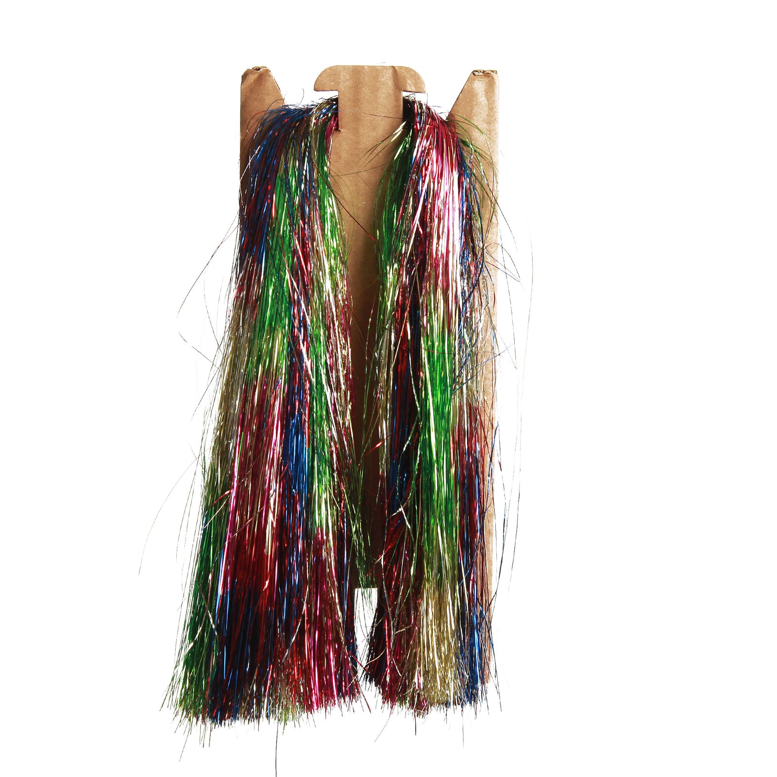 Bright Multicolour Metallic Tinsel Fringe