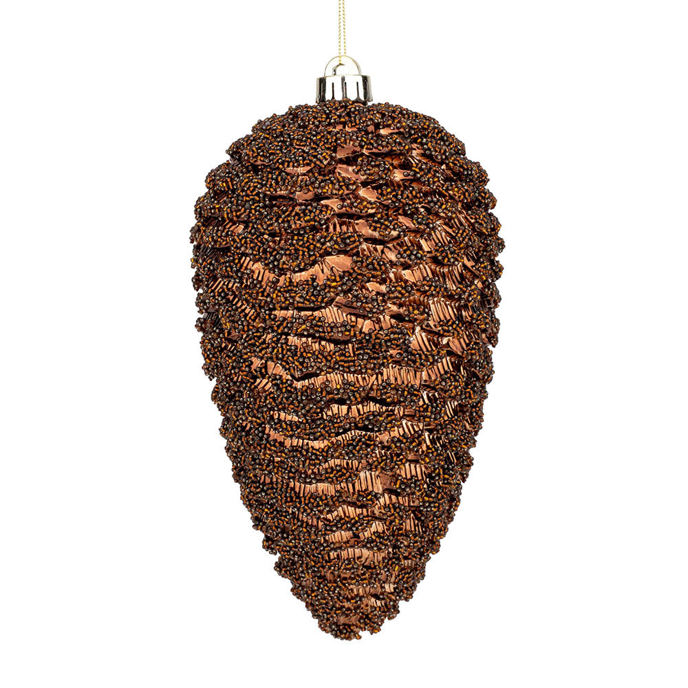 Bronze Glass Pinecone - Hanging Decoration - 25cm