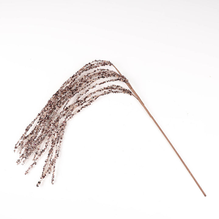 Brown Sequin Weeping Spray - 85cm