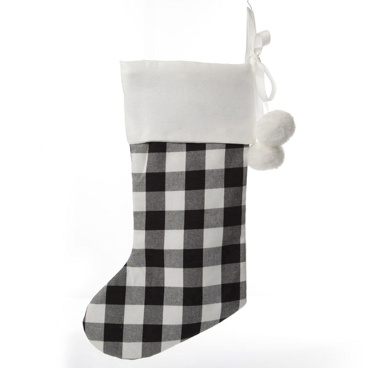 Buffalo Check Christmas Stocking - Set of 4