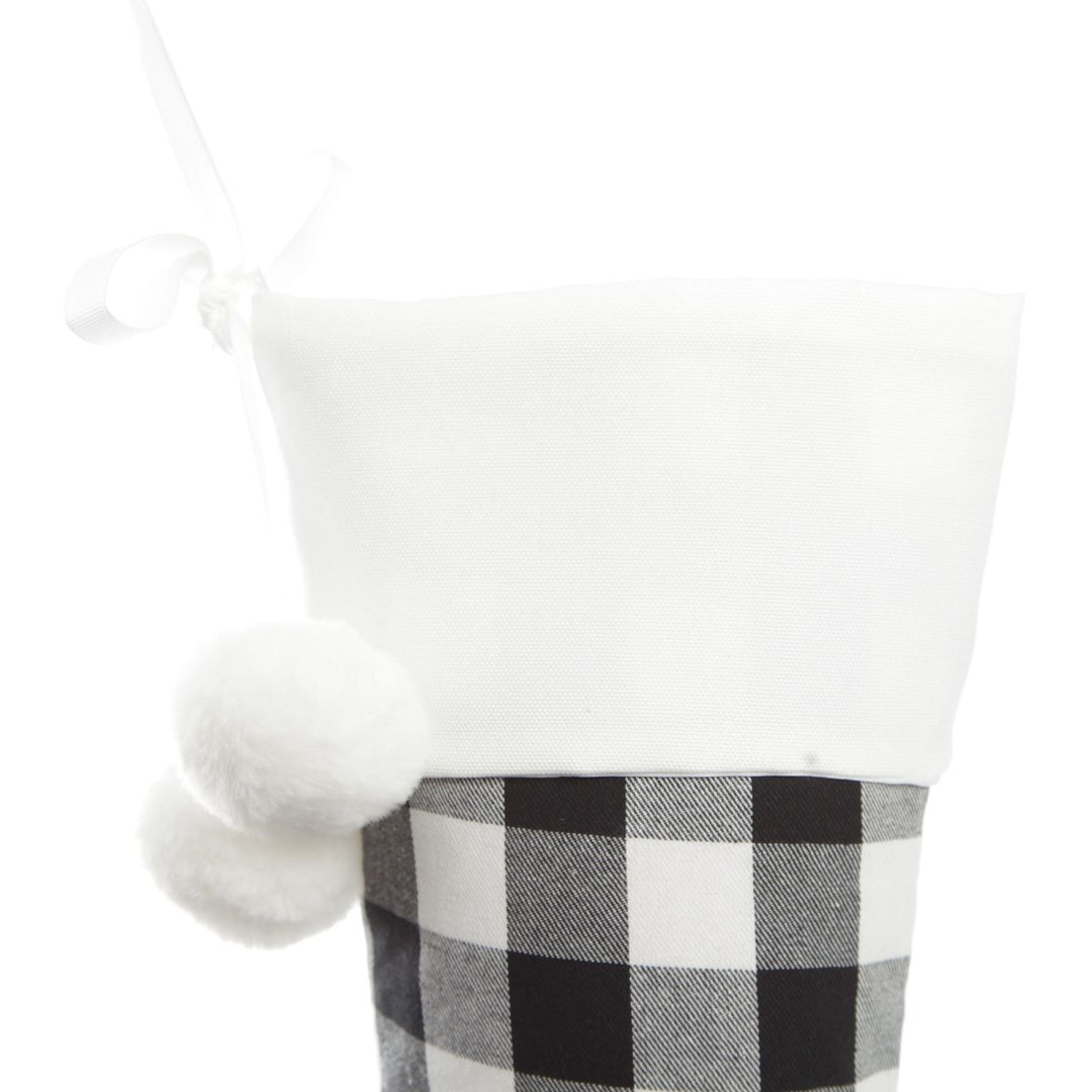 Buffalo Check Christmas Stocking - Set of 4