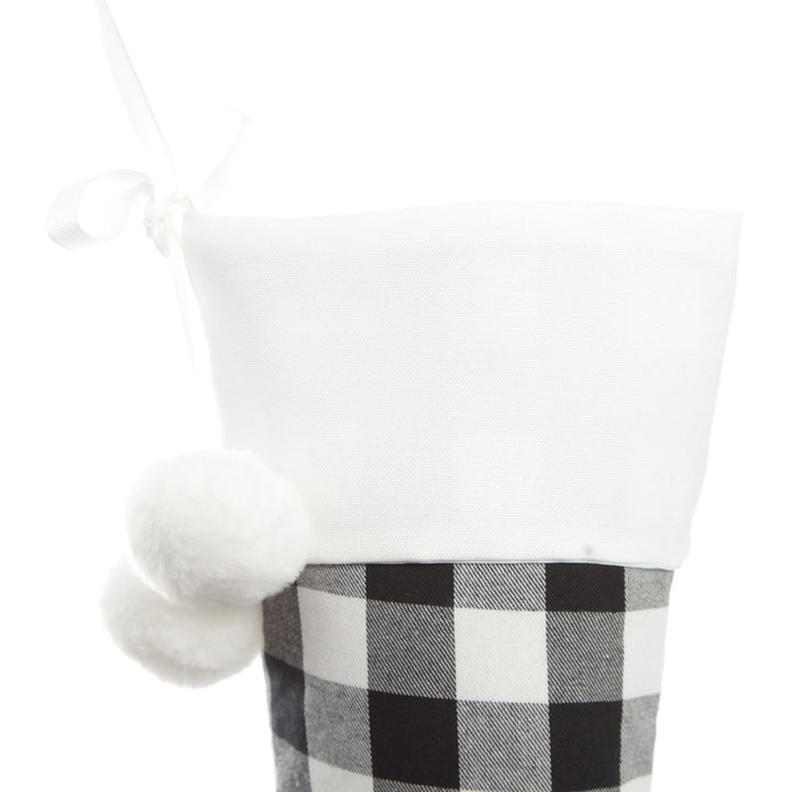 Buffalo Check Christmas Stocking - Set of 4