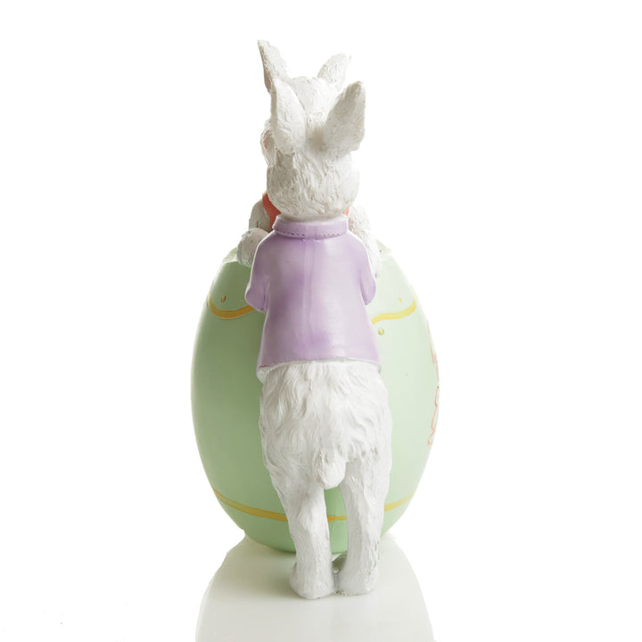 Bunnies in Love Easter Ornament