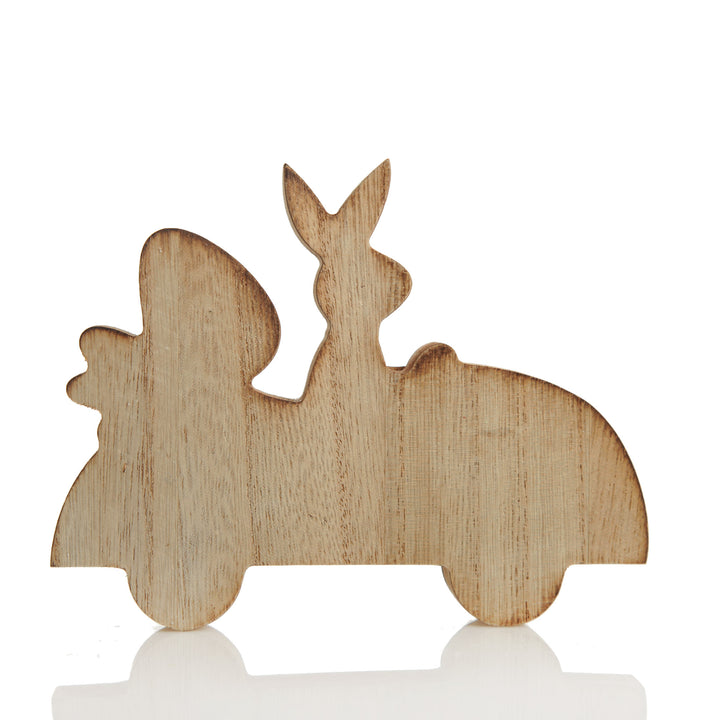 Bunny in Car Easter Decoration