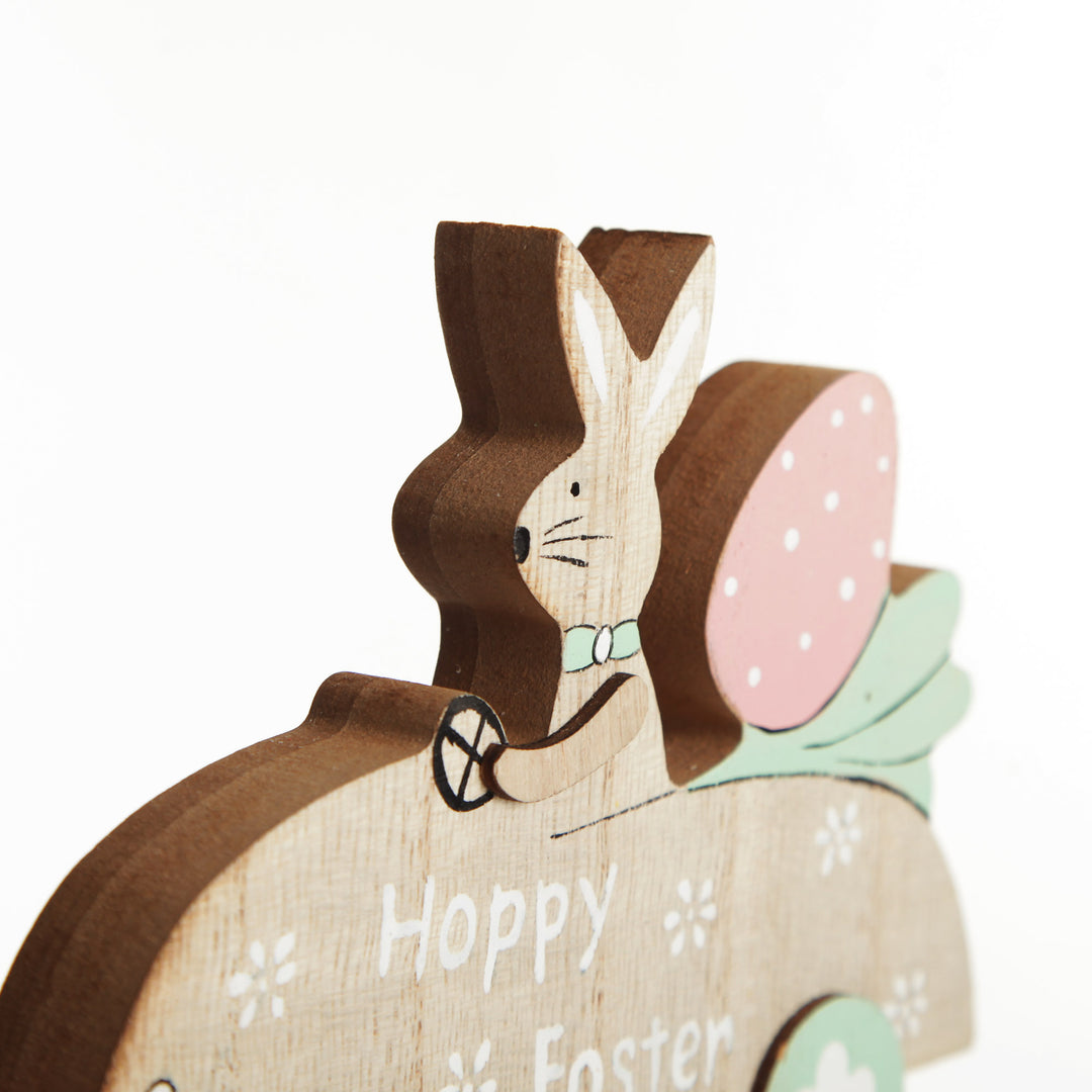 Bunny in Car Easter Decoration