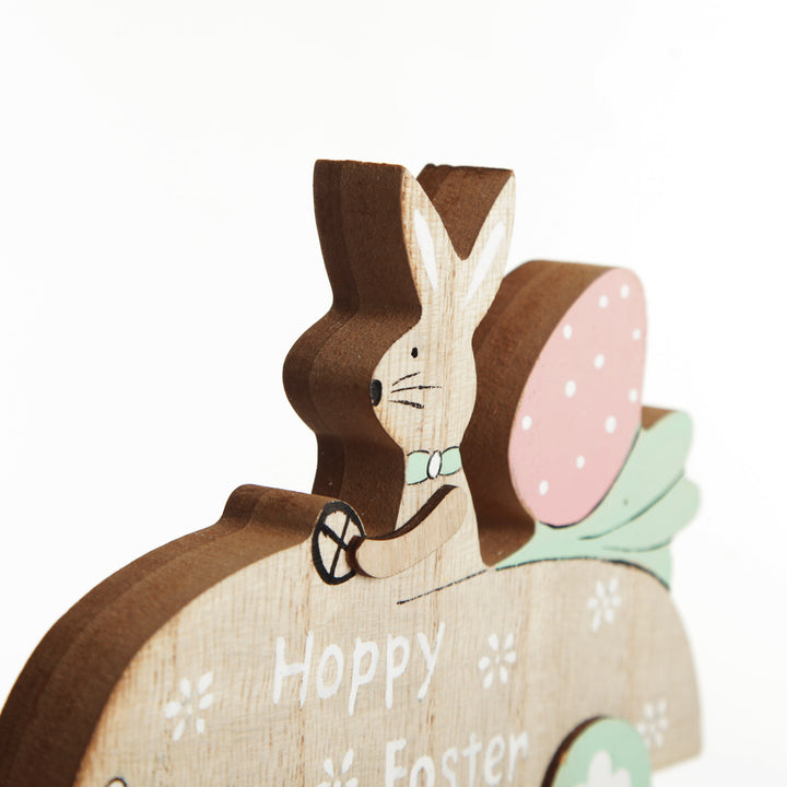 Bunny in Car Easter Decoration