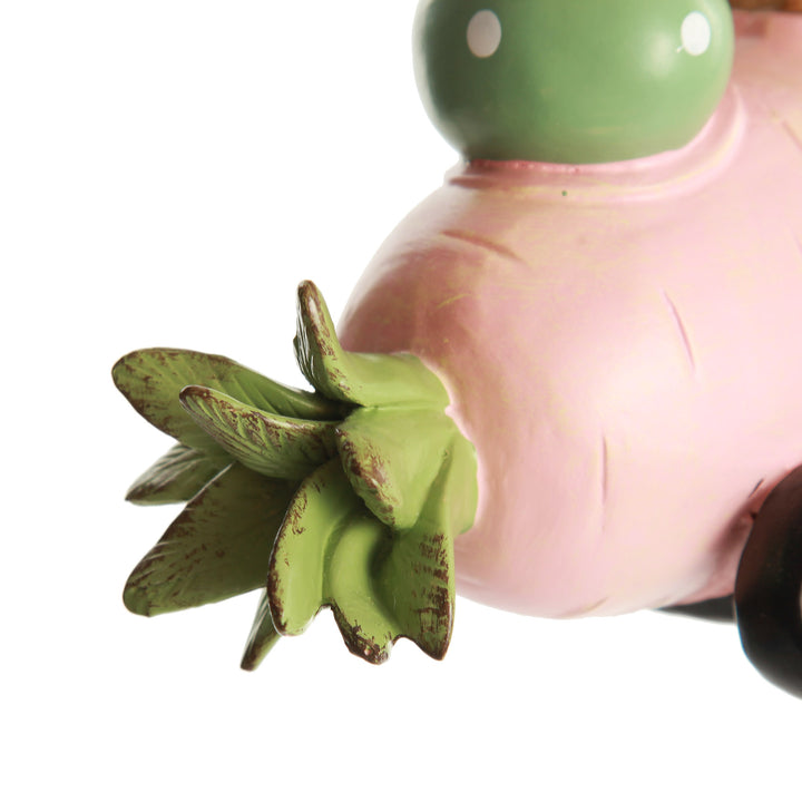Bunny in Carrot Car Easter Ornament