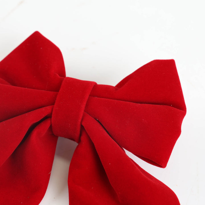 Burgundy Bow - Pack of 2 - 13x15cm
