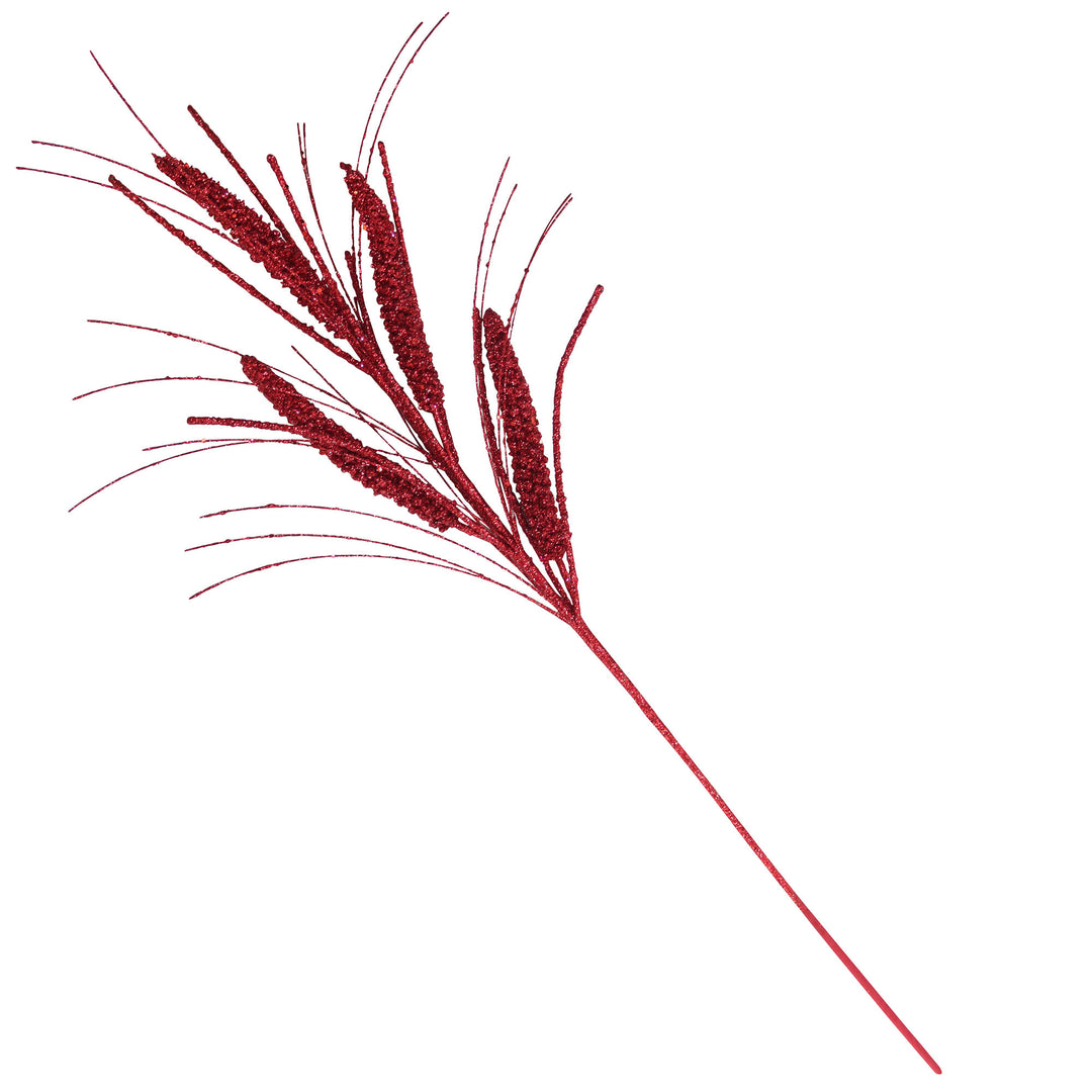 Burgundy Glitter Burst Spray - 80cm(L)