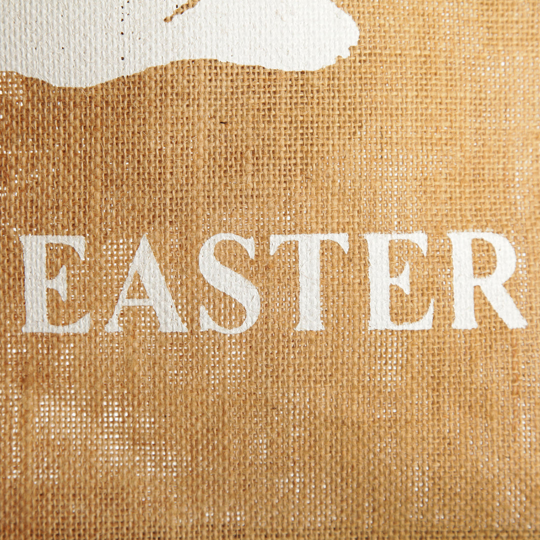 Burlap Happy Easter Printed Wall Hanging