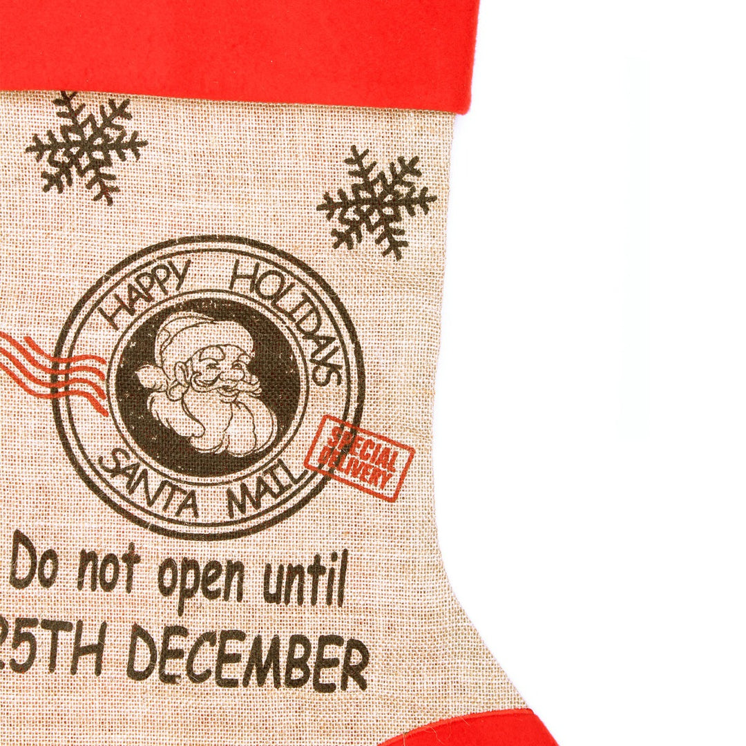Personalised Jumbo Burlap Stocking