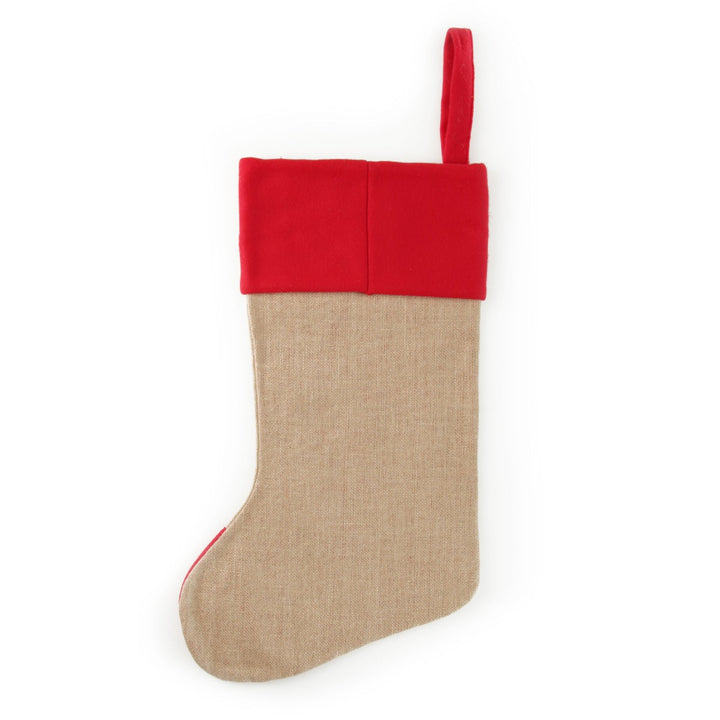 Personalised Jumbo Burlap Stocking