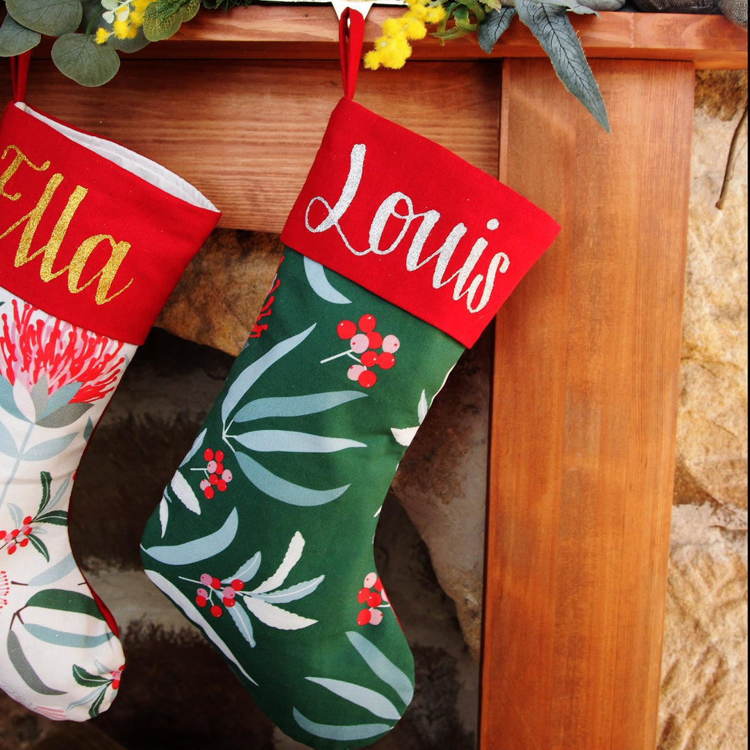 Jocelyn Proust Australiana Flora Christmas Stocking