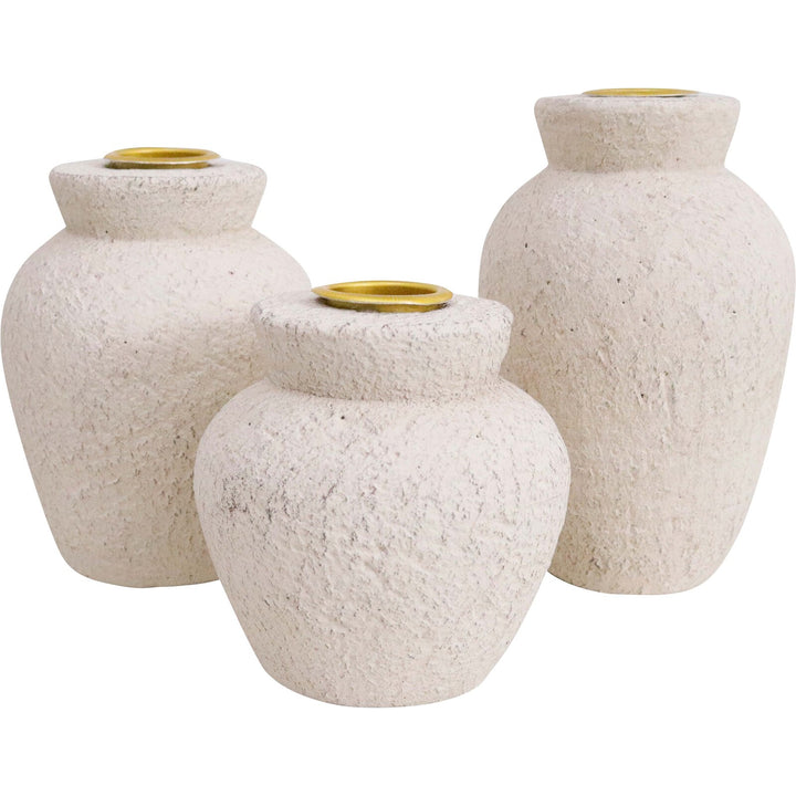 Candle Holders - Urn - Set of 3