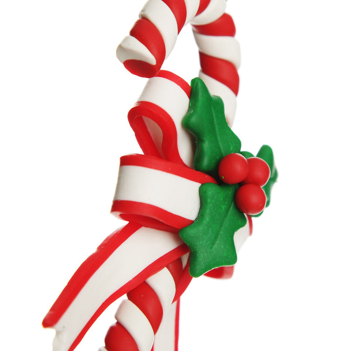 Candy Cane Decoration side angle detail