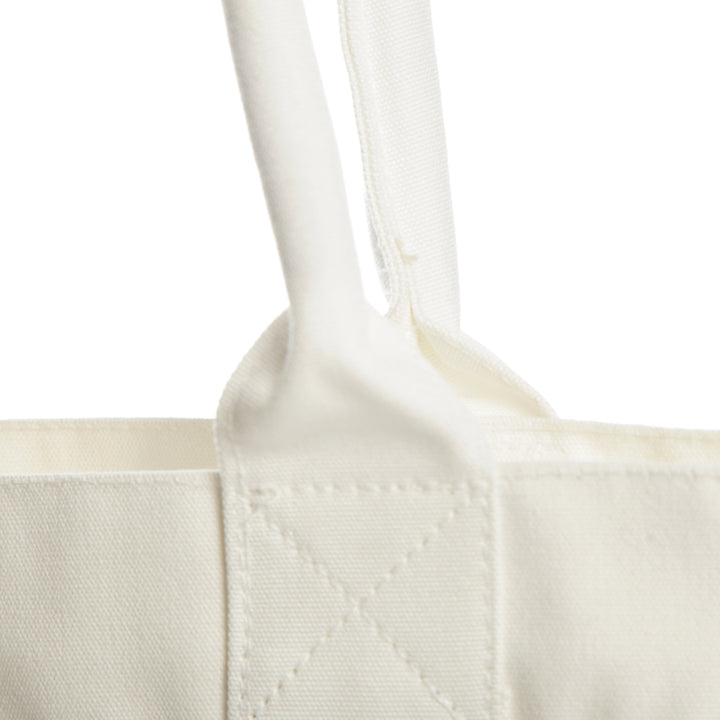 Personalised Bag Full of Goodies Natural Calico Tote Bag - Strap Detail