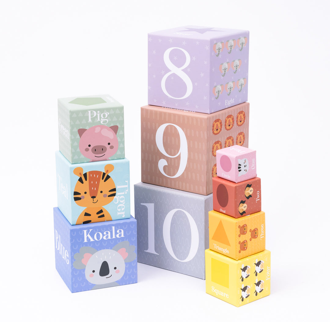  Cardboard Stacking Blocks