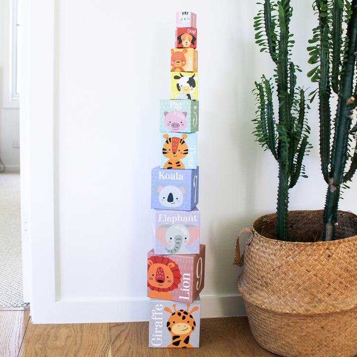  Cardboard Stacking Blocks
