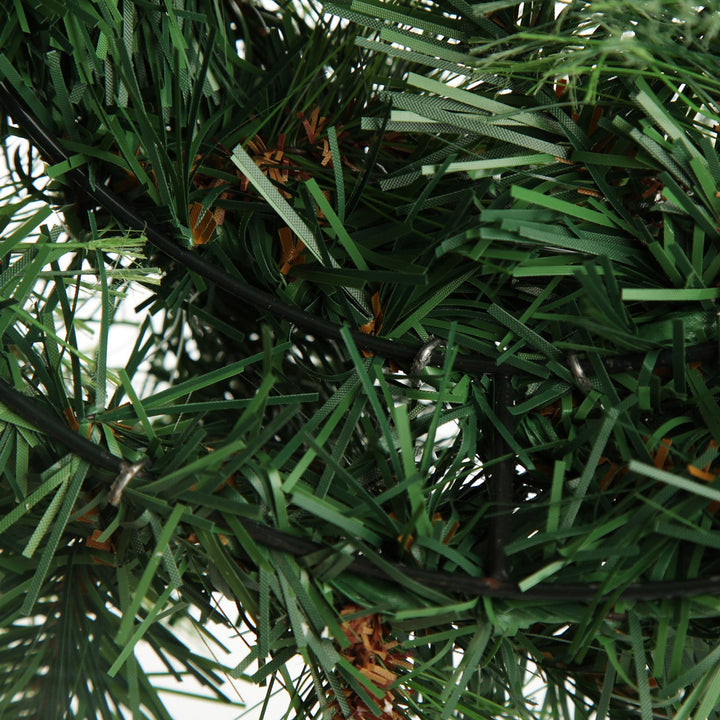 Cashmere Pine Wreath with Snow Tips detail