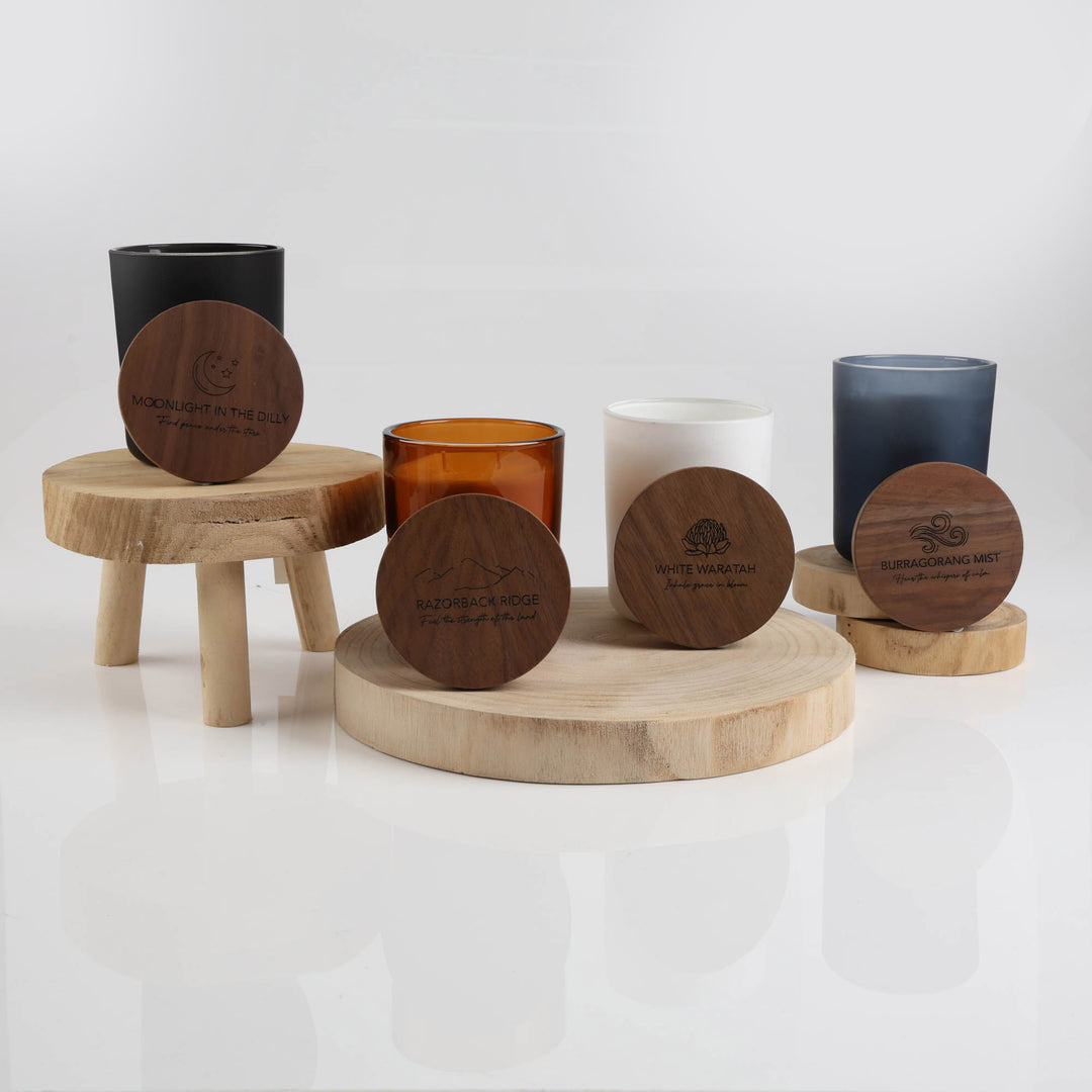 Bespoke Soy Candle - White Waratah