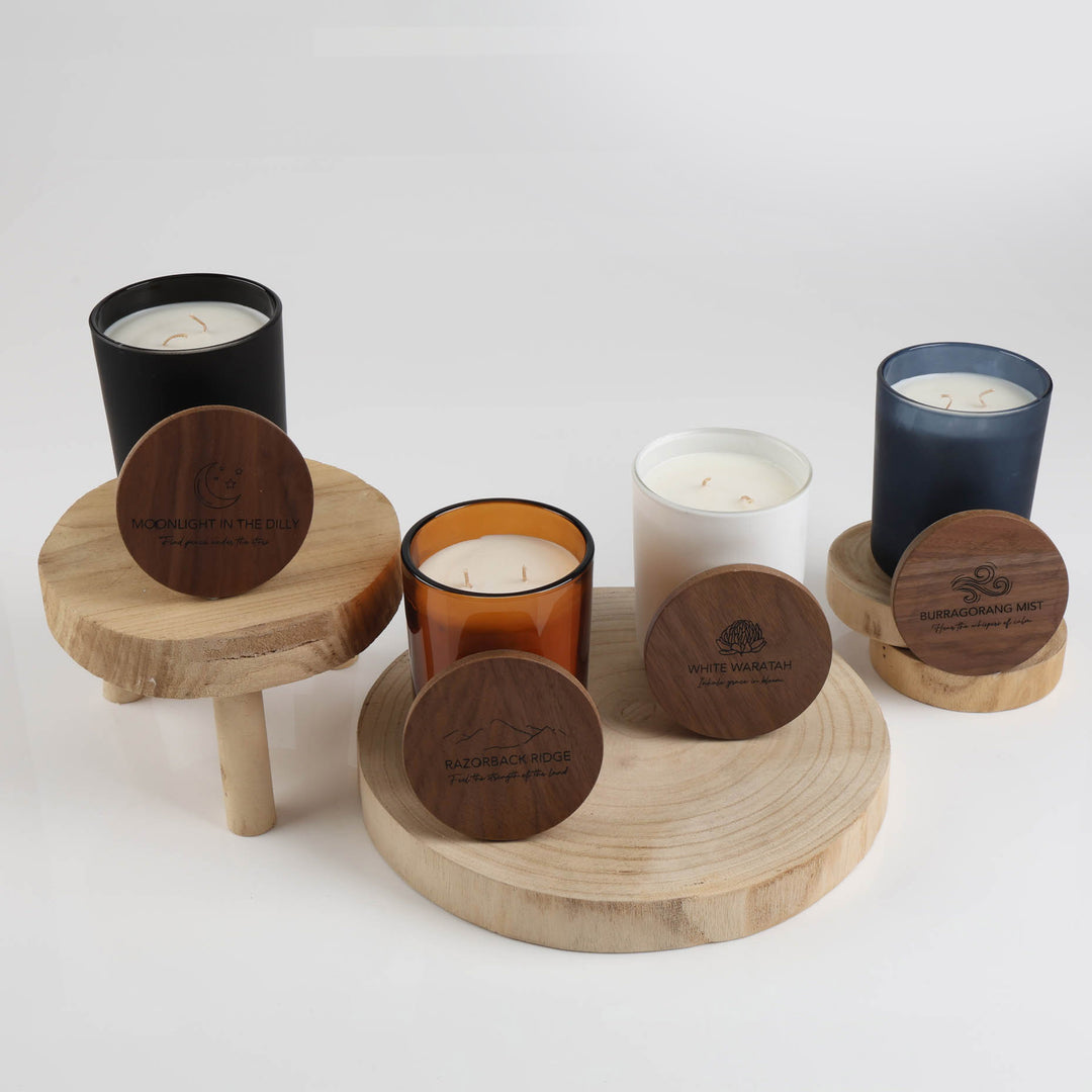 Bespoke Soy Candle - White Waratah
