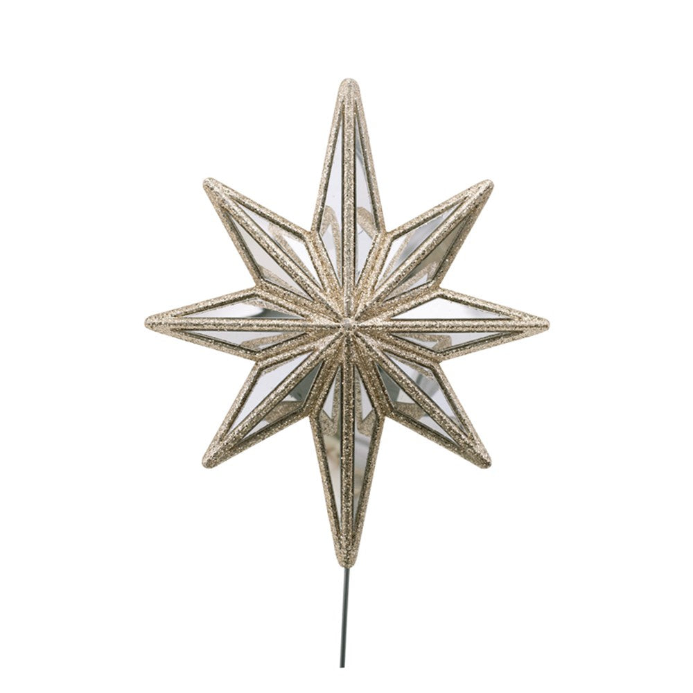 Celestial Star 3D Mirror and Gold Glitter Tree Pick
