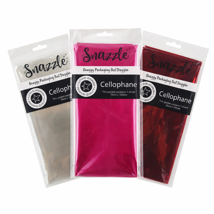 Assorted Colour Cellophane Wrap 70cm x 100cm